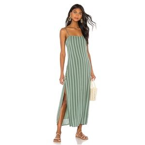Amuse Society Striped Green Dress